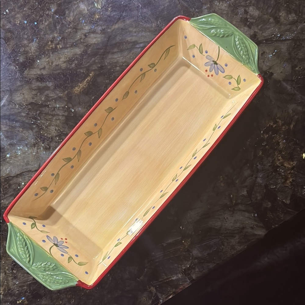 Pfaltzgraff Napoli Hand-Painted Ceramic Tray